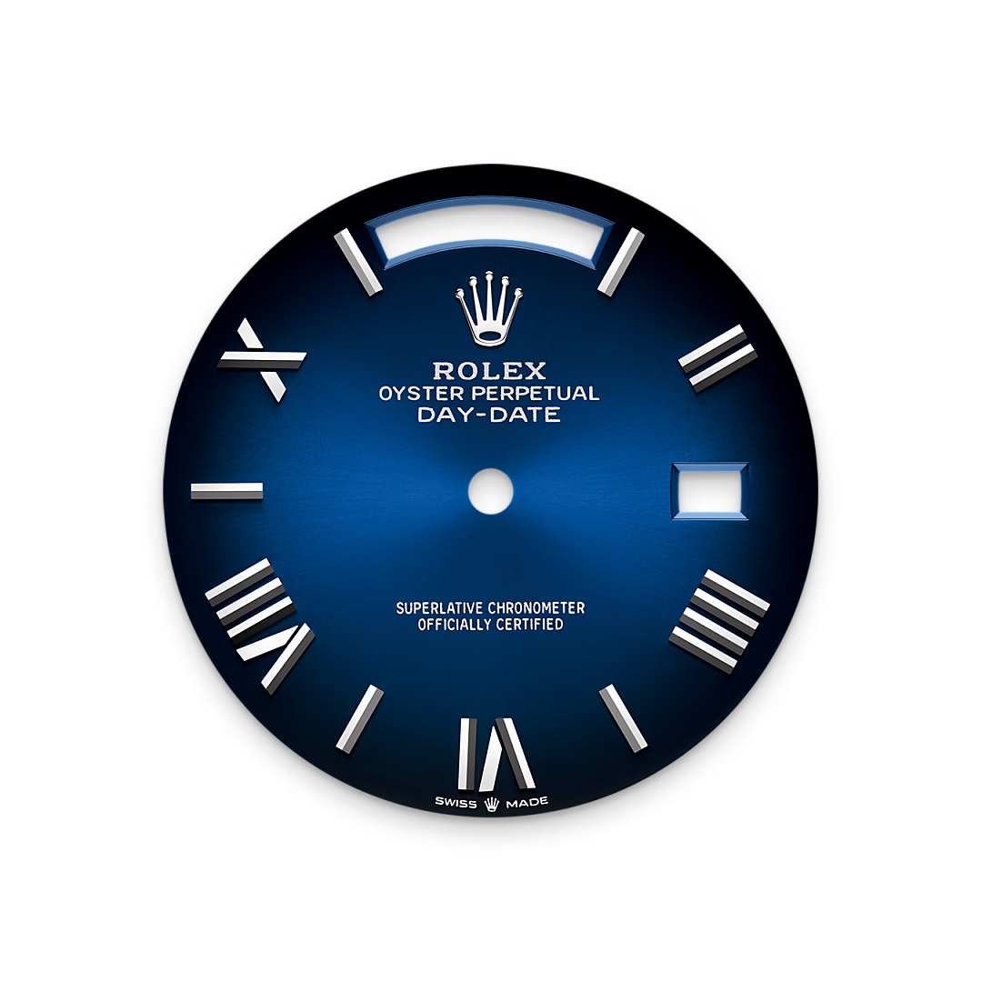 Blue ombré dial