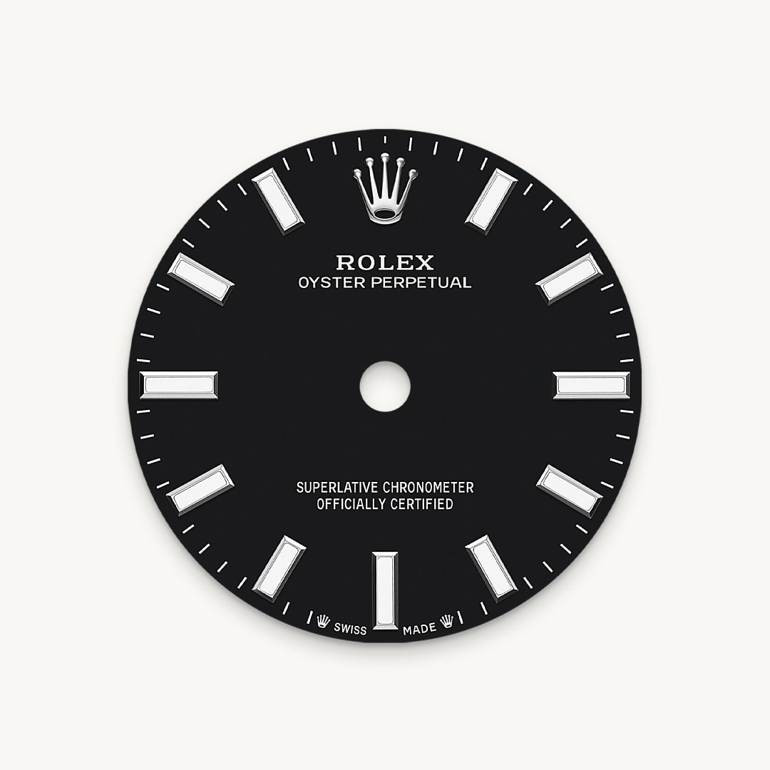 Black dial