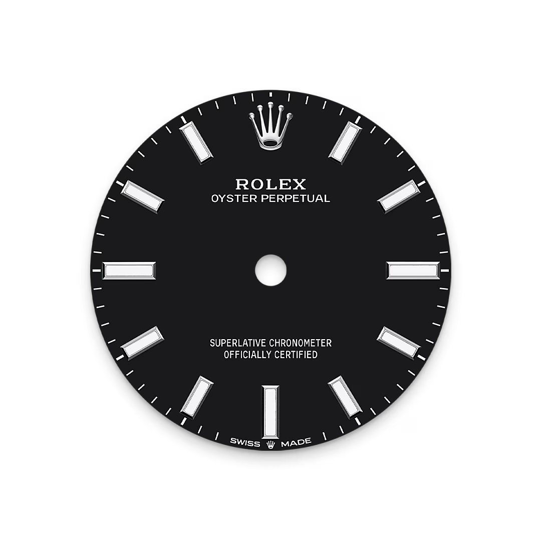 Black dial