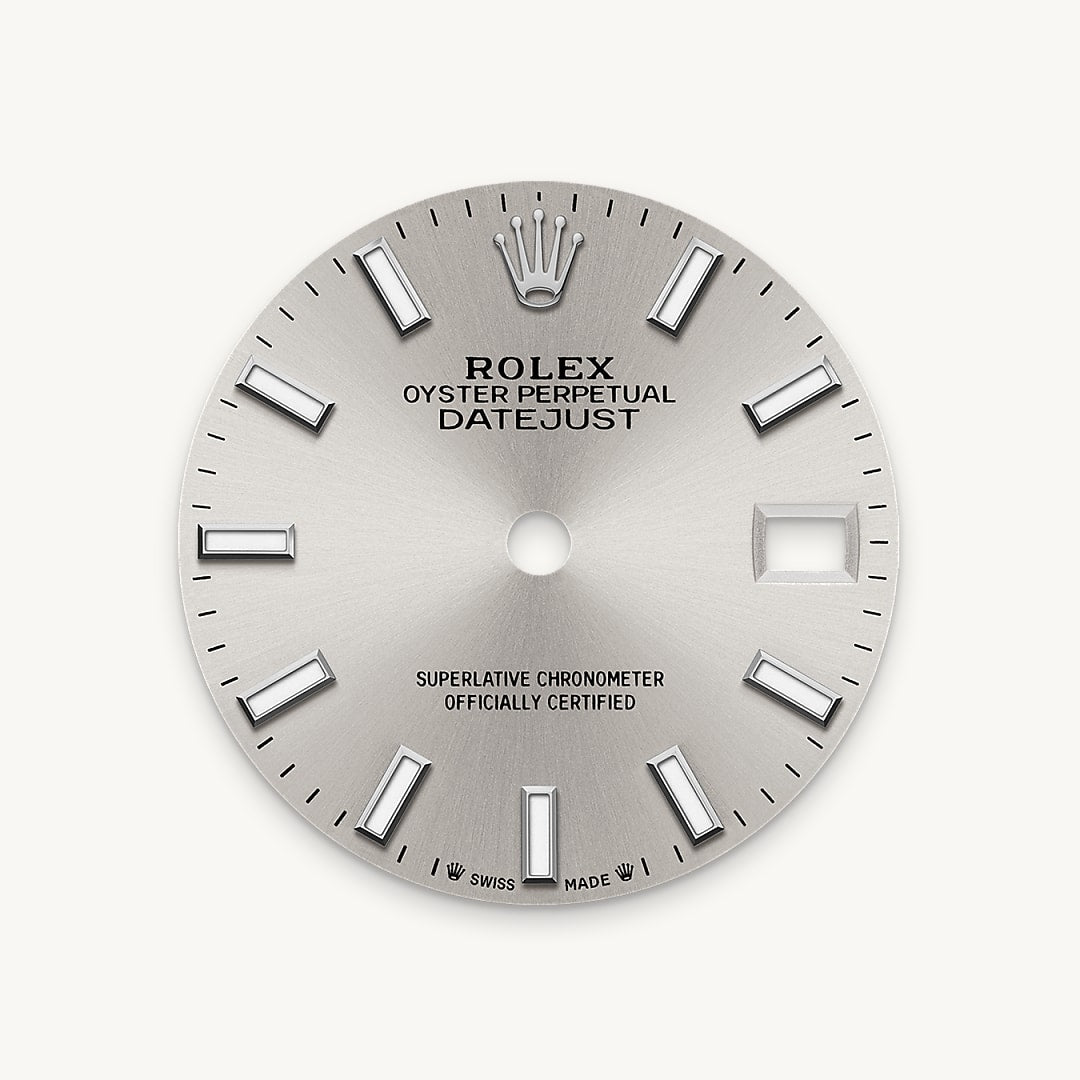 Silver dial