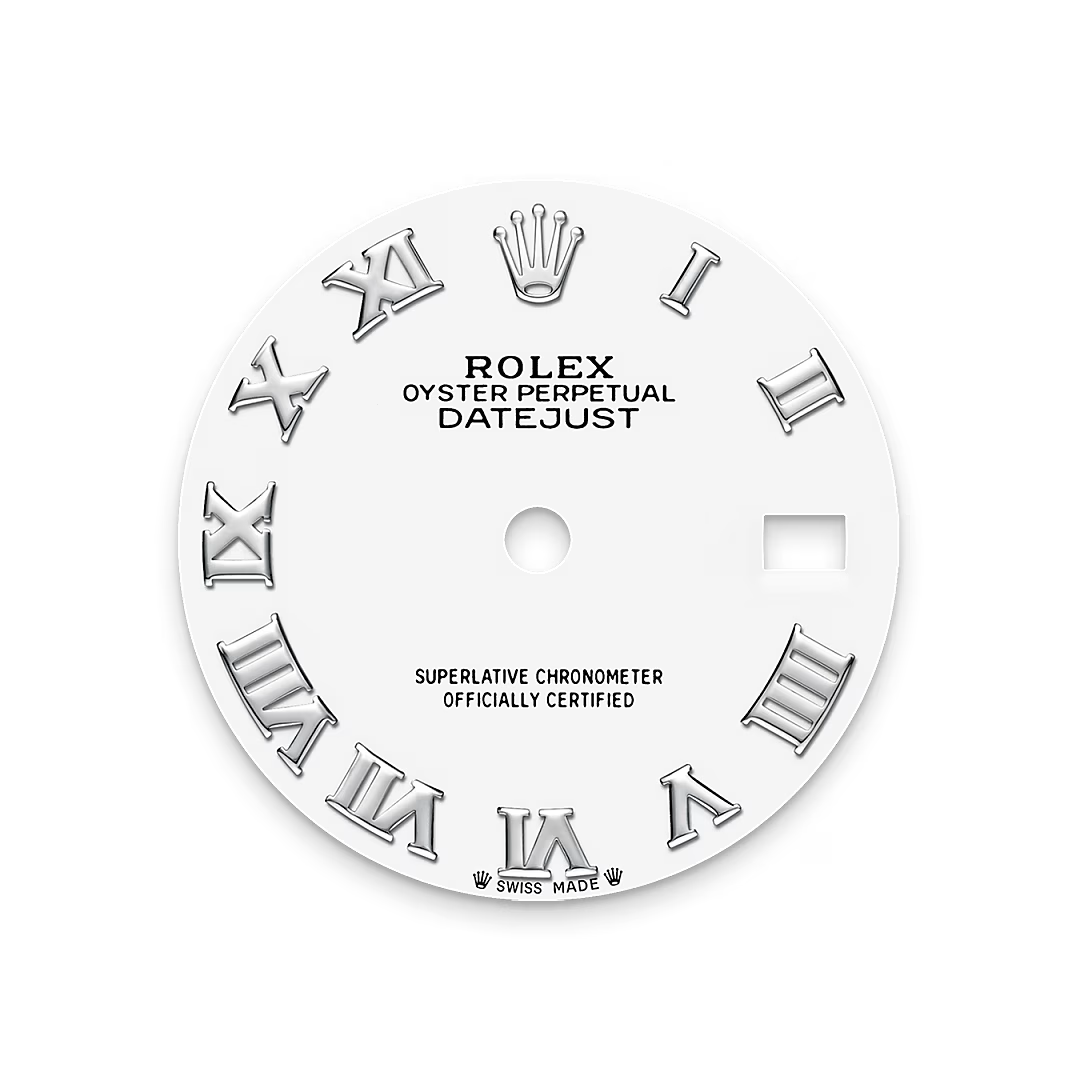 White dial