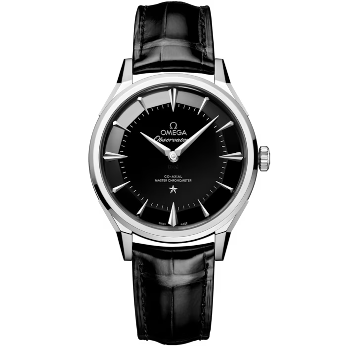 OMEGA Constellation Observatory | 39mm, Glossy Leather Strap