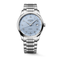 Master | 41mm, Stainless Steel, Light Blue "Barleycorn" Dial