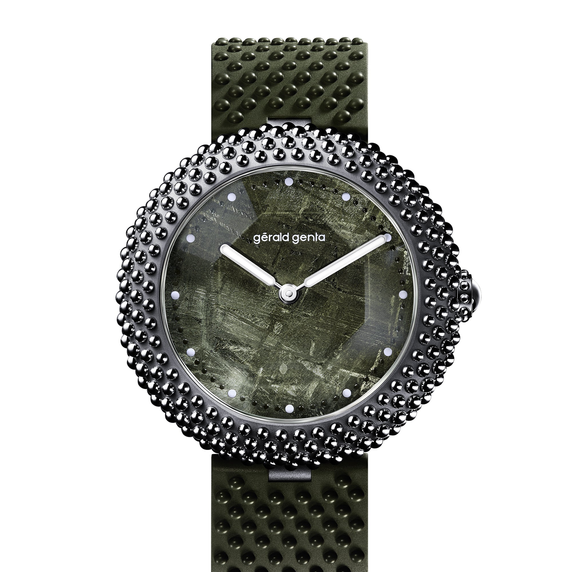 Gentissima Oursin 41 Green Meteorite | 41mm, Titanium