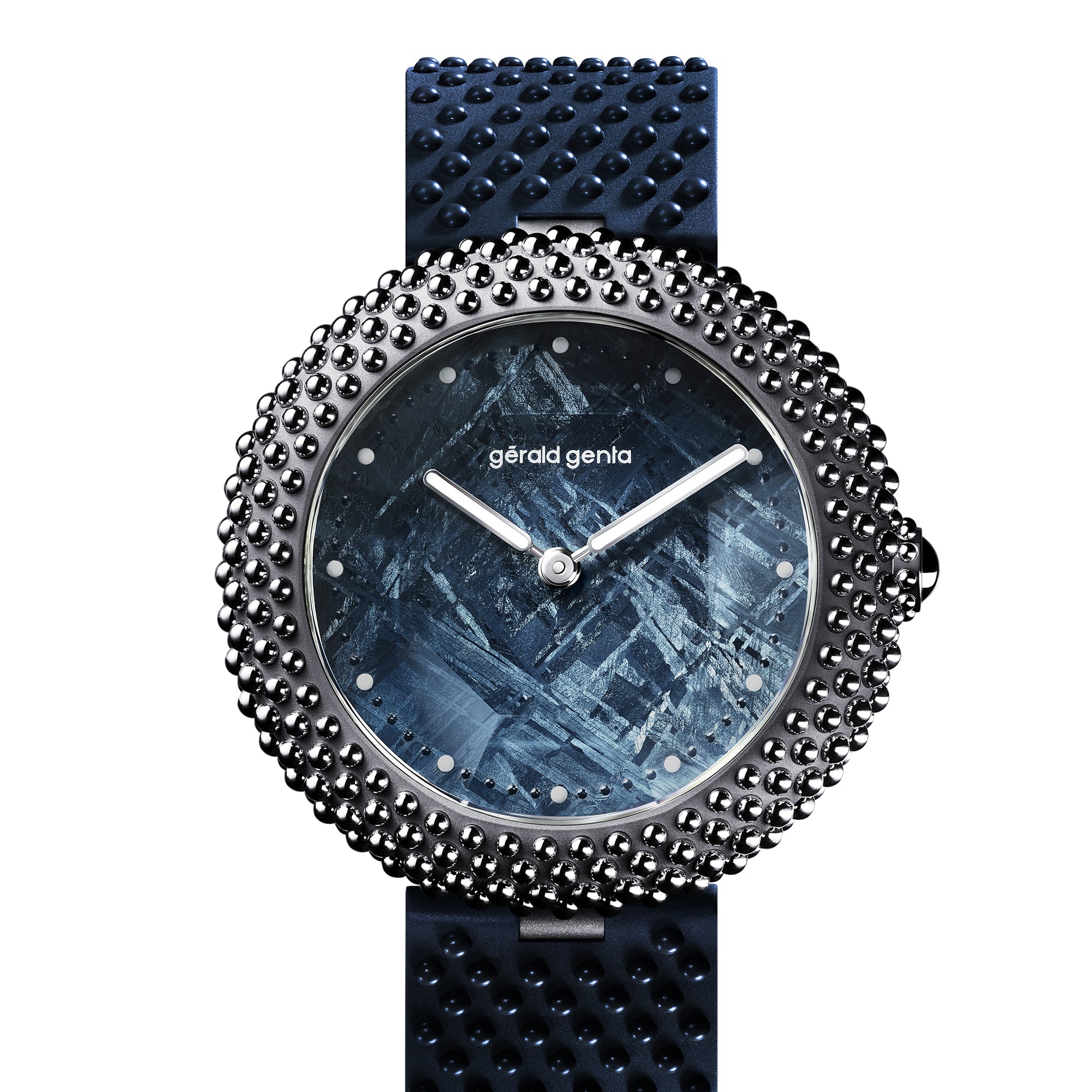 Gentissima Oursin 41 Blue Meteorite | 41mm, Titanium