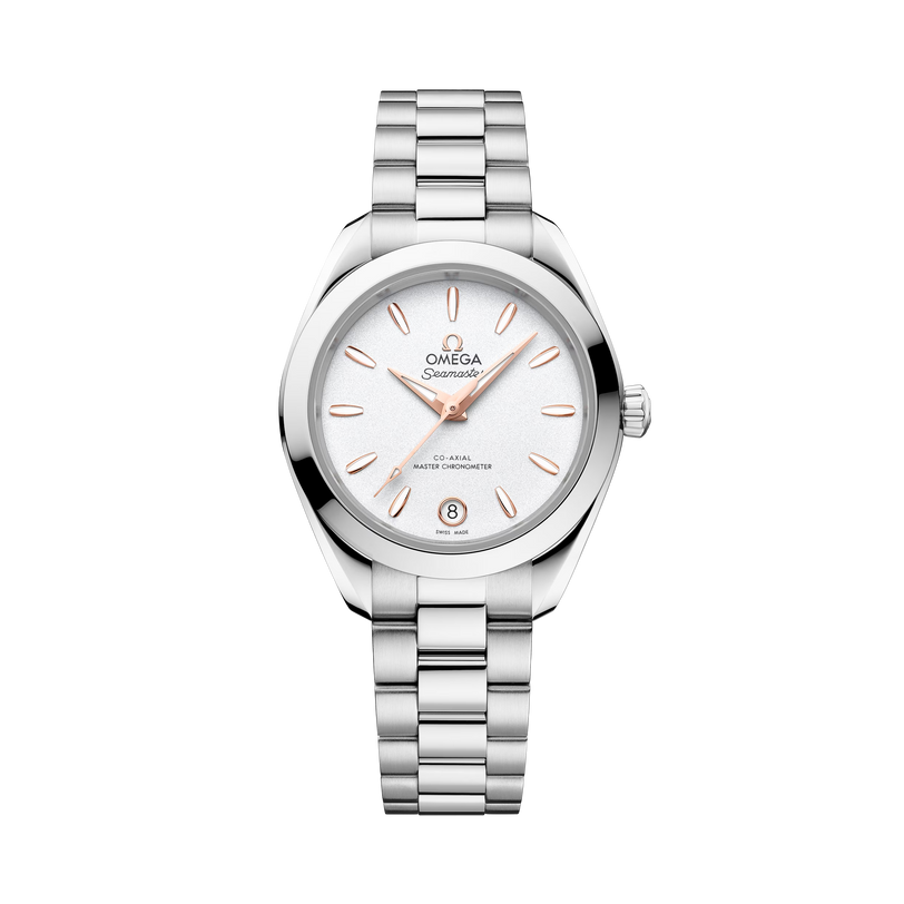 OMEGA Seamaster Aqua Terra 150M 30mm Steel on Steel Silver Dial Watch 