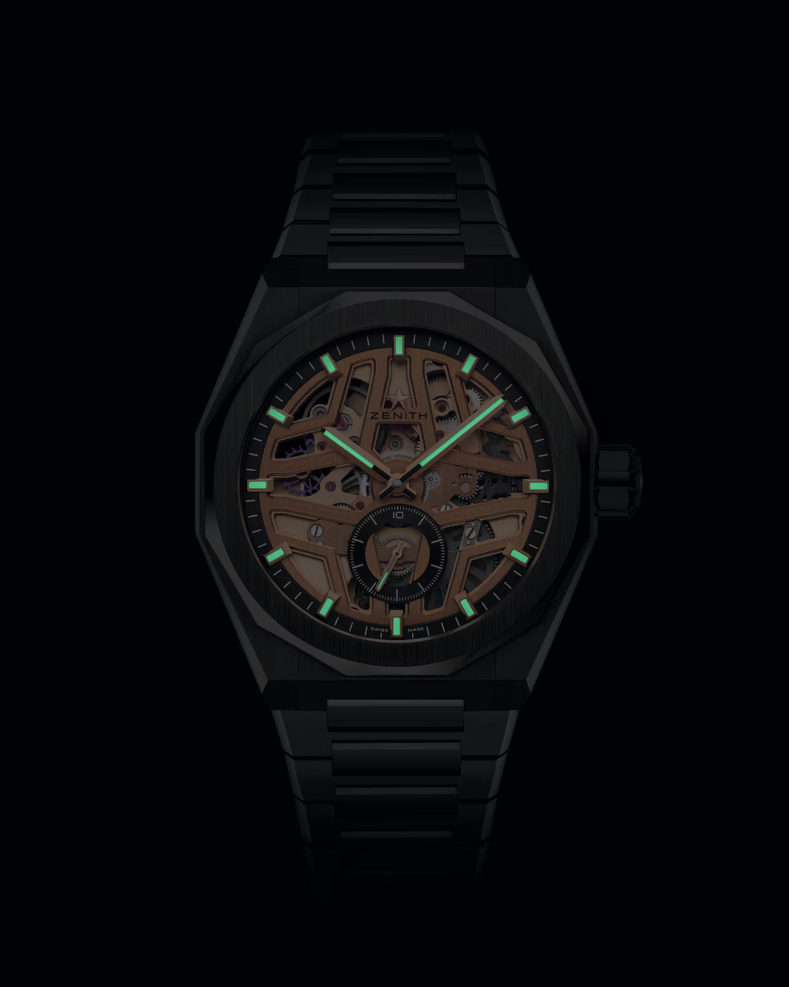 Zenith Defy Skyline Skeleton 42mm Ceramic Gold Dial