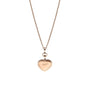 The Chopard Happy Hearts limited-edition gold chain necklace features a heart-shaped pendant engraved with 007 and a small heart detail connecting the pendant to the chain.