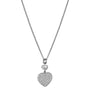 The Chopard Happy Diamonds Planet necklace features a heart-shaped pendant with small diamonds, a smaller heart, and a signature moving diamond above the main pendant.