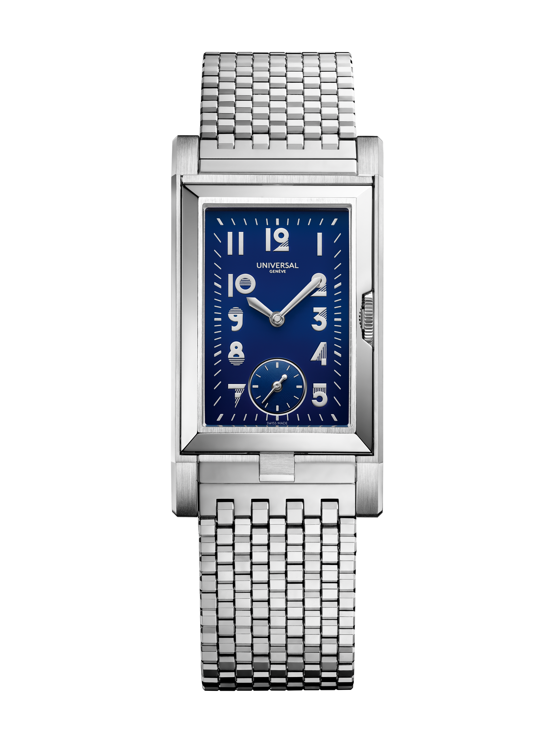 Universal Genève The Cabriolet 24mm Steel Blue