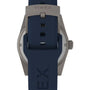 Deepwater Reef 200 GMT | 41mm, Stainless Steel and Blue Rubber Strap, Men's Watch