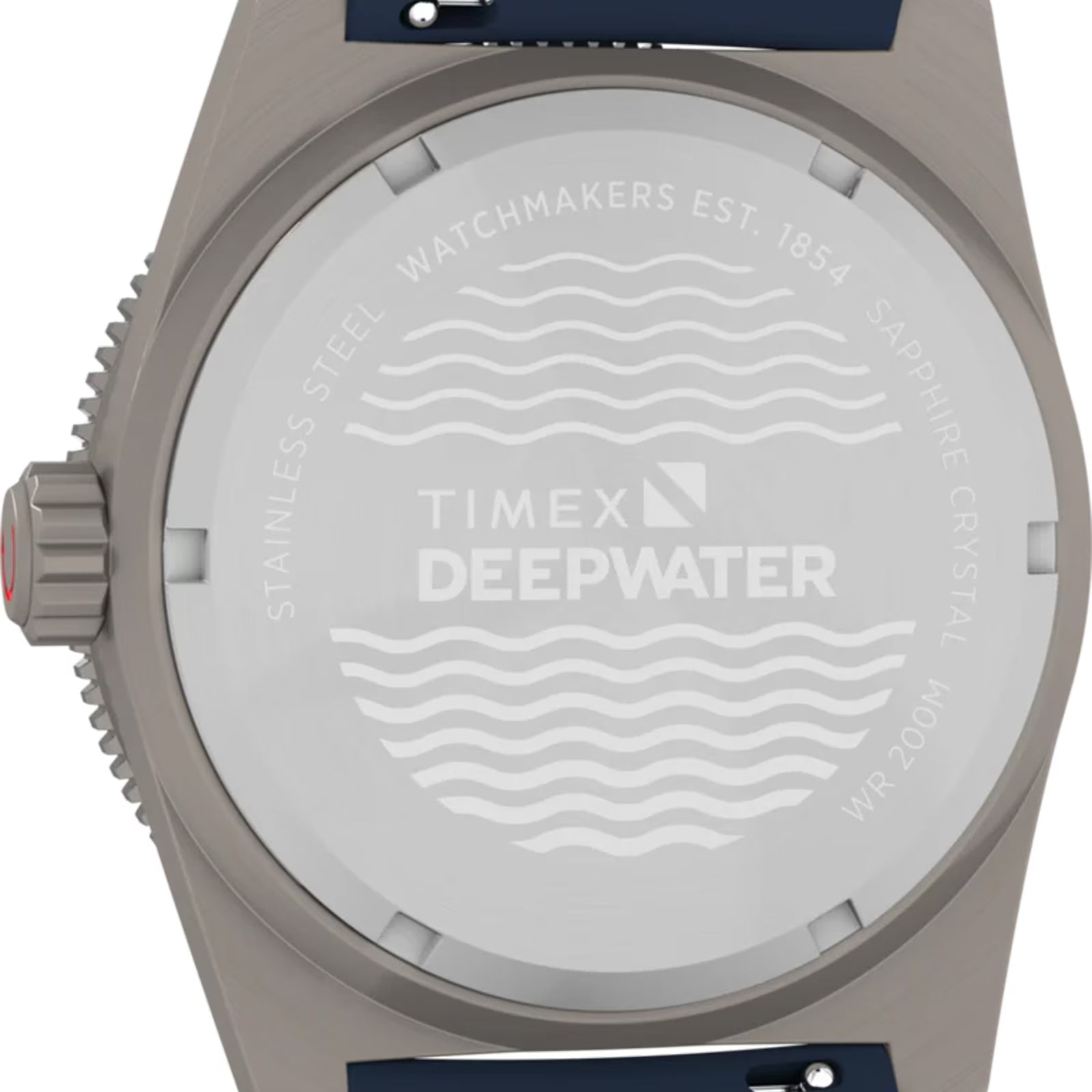 Deepwater Reef 200 GMT | 41mm, Stainless Steel and Blue Rubber Strap, Men's Watch
