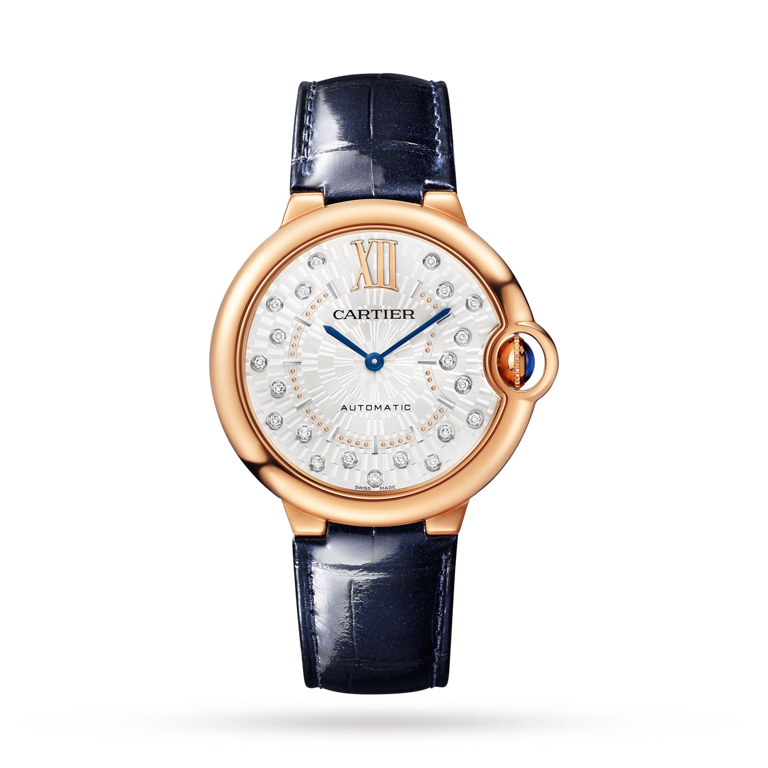 Cartier Ballon bleu WGBB0053 front on white background