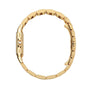 The Panthère de Cartier wristwatch by Cartier is crafted in 18K yellow gold, featuring a linked bracelet and a single diamond set in the case, shown here from the side—an exquisite jewelry timepiece.