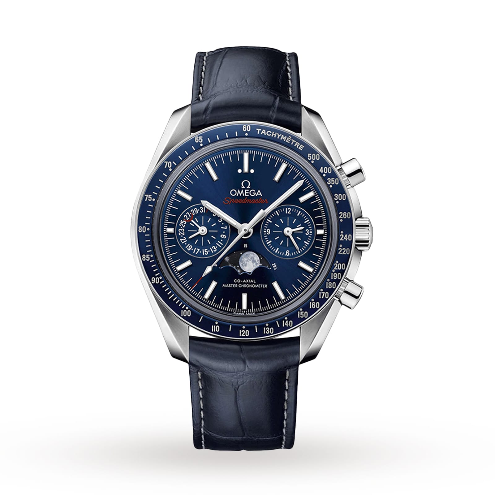 ★87MM★ Mmlg MOON MELGE HFT BLUE Speedmaster Moonphase