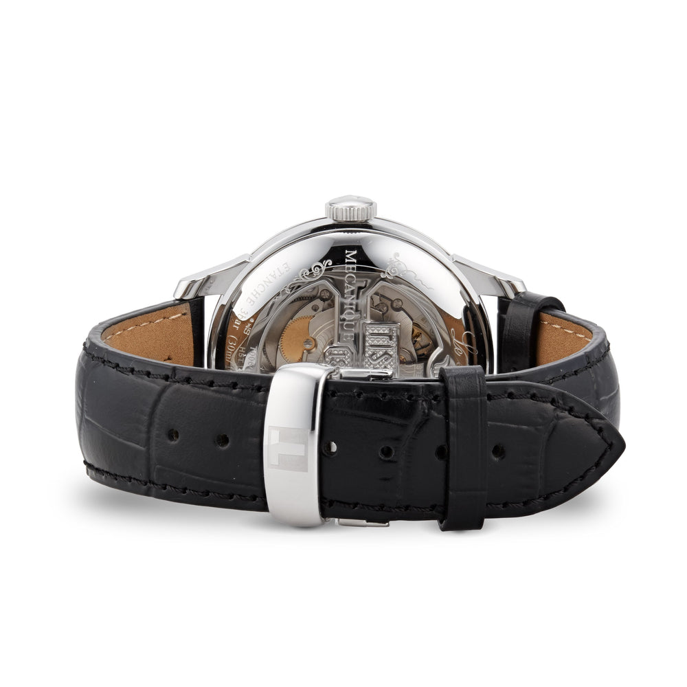 Tissot Le Locle Powermatic 80 39.5mm Steel Leather Silver Dial