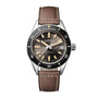 Fifty Fathoms Bathyscaphe | 37mm, Leather Strap, Grey Dial