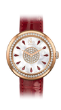 Brilliant | 34mm, 18K Rose Gold, Leather Strap