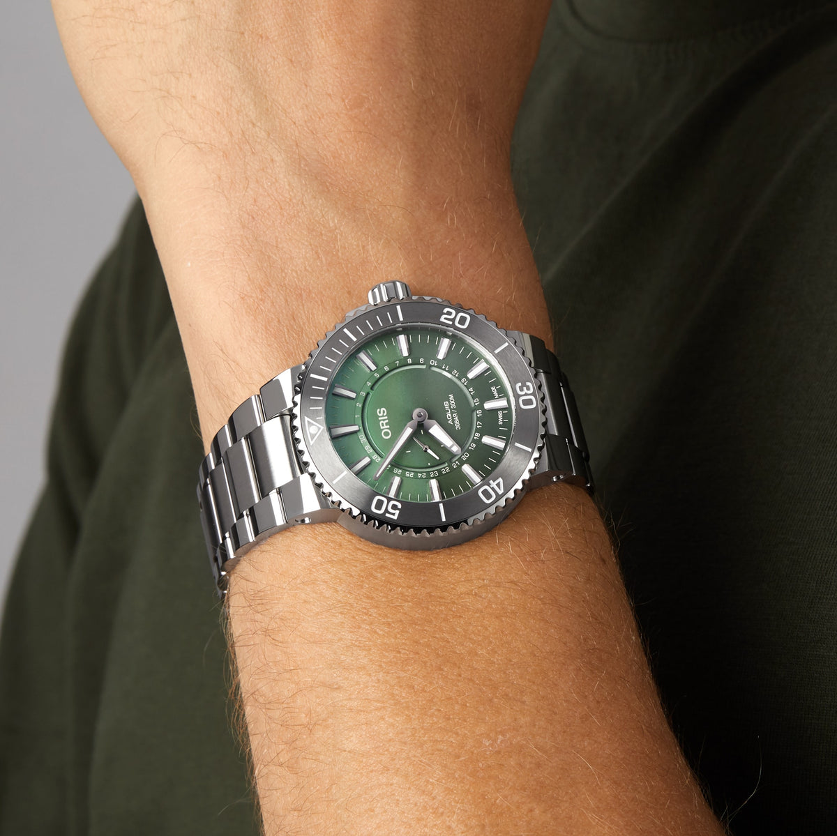 Oris Dat Watt Limited Edition II 43.5mm Steel Rubber Blue Dial