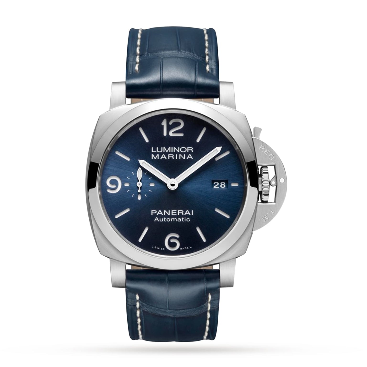 Panerai Luminor PAM01313 front on white background