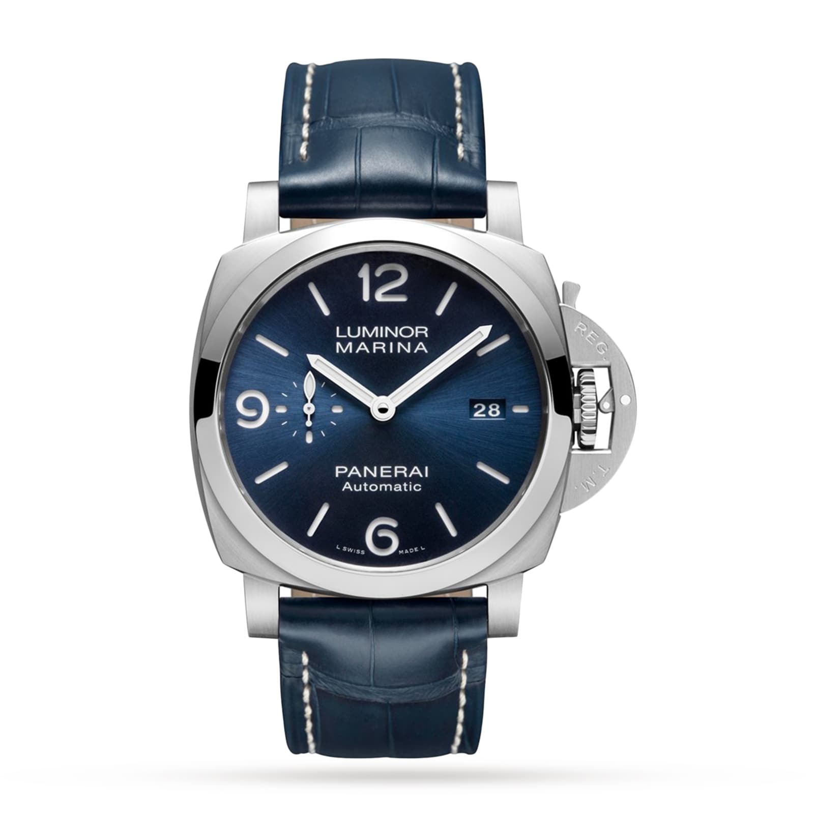 Panerai Luminor PAM01313 front on white background