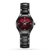 True Round Automatic Diamonds | 30mm, Ceramic, Diamond Red Dial