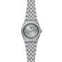 The TUDOR Royal is an automatic sport-chic watch featuring a stainless steel bracelet, fluted bezel, silver dial with Roman numerals, and a date window at 3 o’clock—a blend of elegance and functionality.