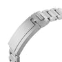 Close-up of the Pelagos 39s stainless steel bracelet clasp, highlighting its brushed metal finish and folding closure—demonstrating the robust engineering of TUDOR professional dive watches.