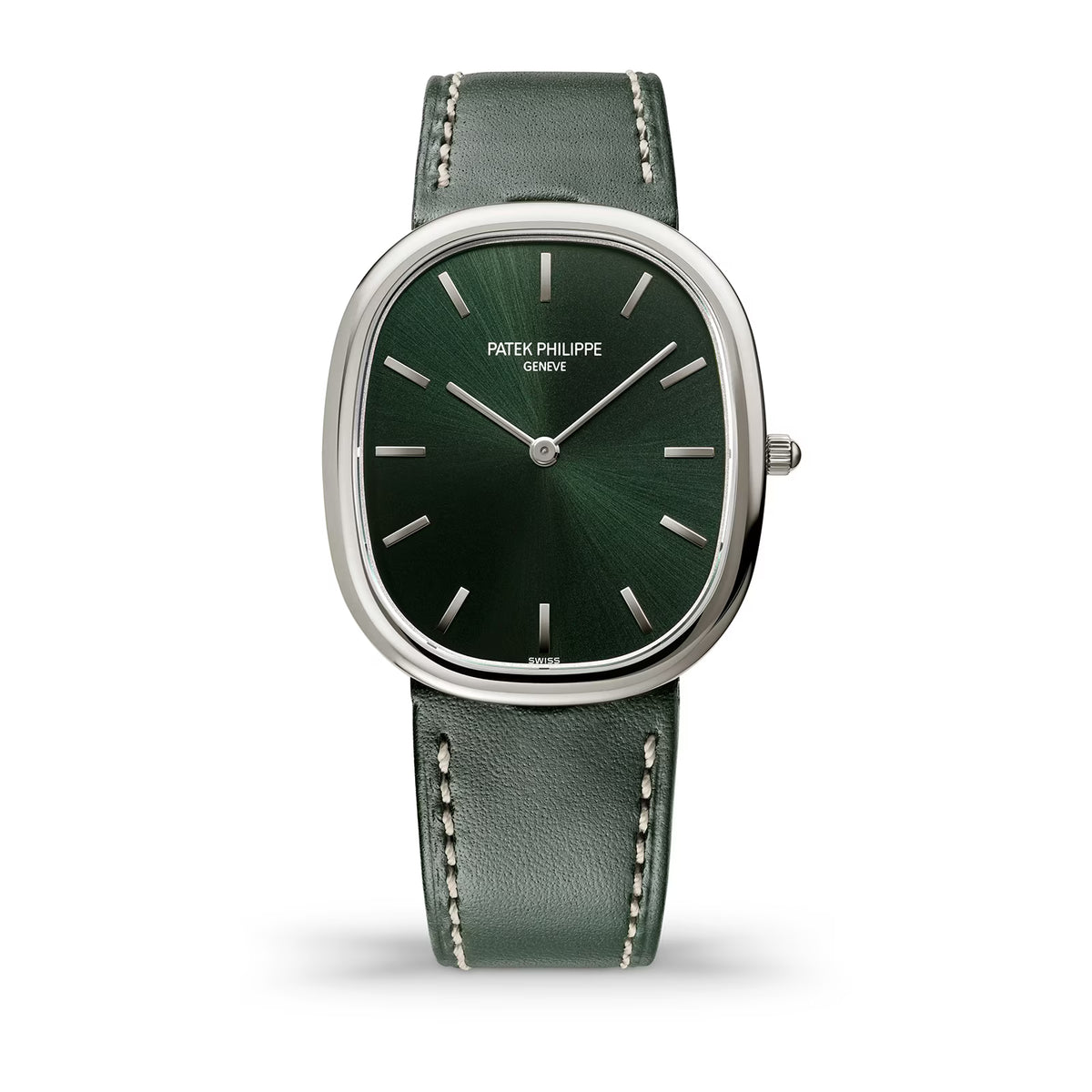 Patek Philippe Golden Ellipse 3738/100G-014 31mm 18K White Gold