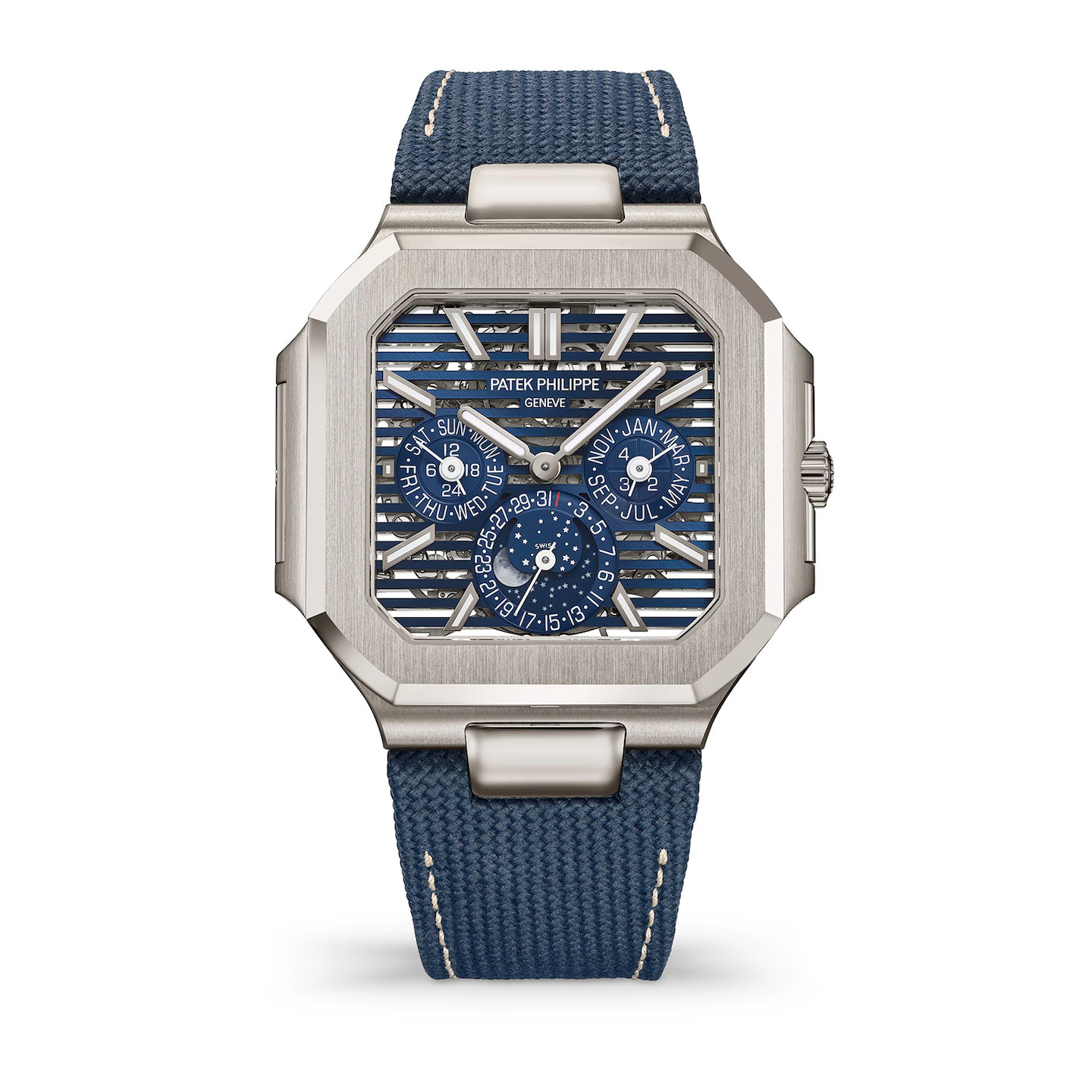 Patek Philippe Cubitus ノベルティグッズ Patek Philippe Cubitus Perpetual Calendar Skeleton 5840P-001