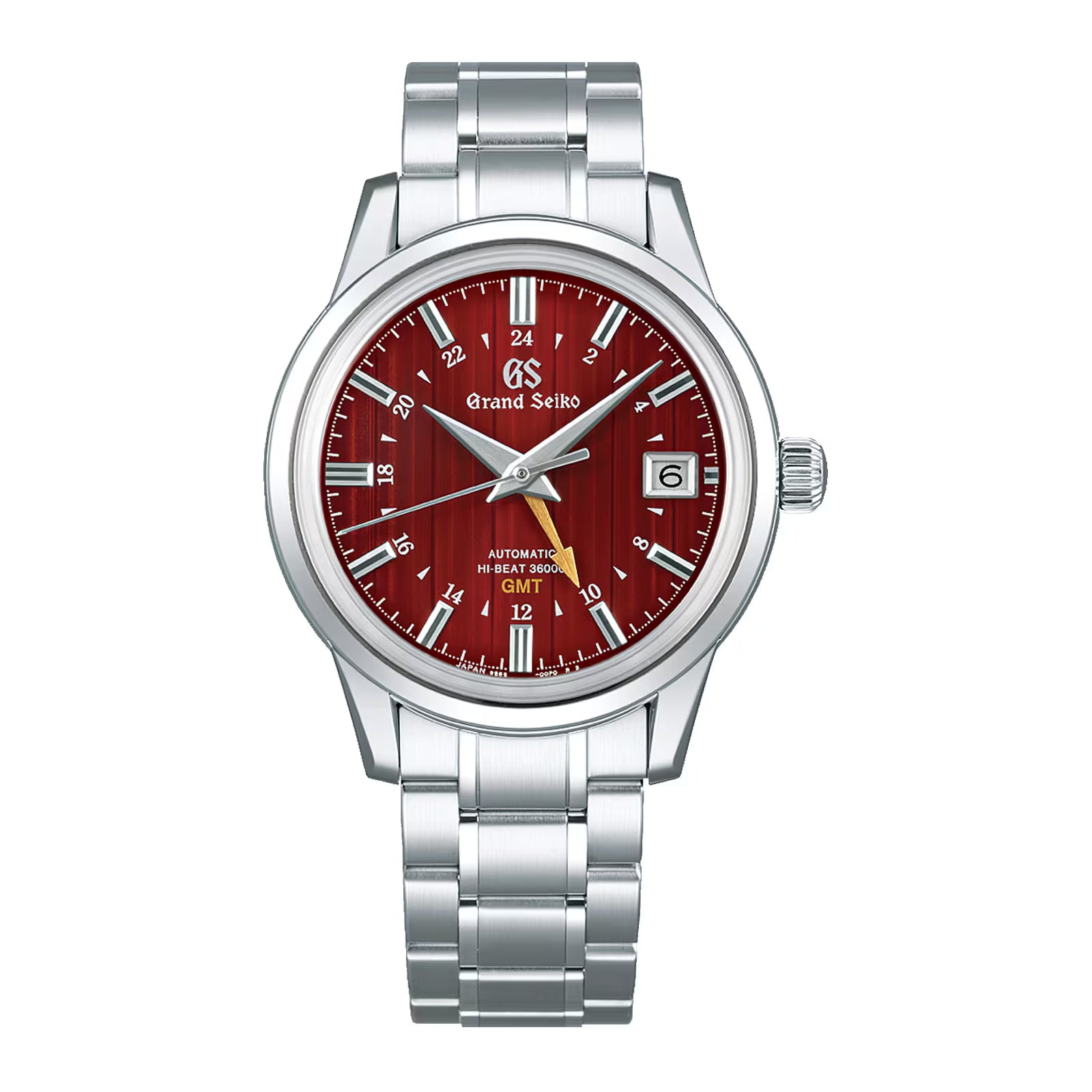 Hi-Beat GMT Elegance | 39.5mm, Steel, Red Dial