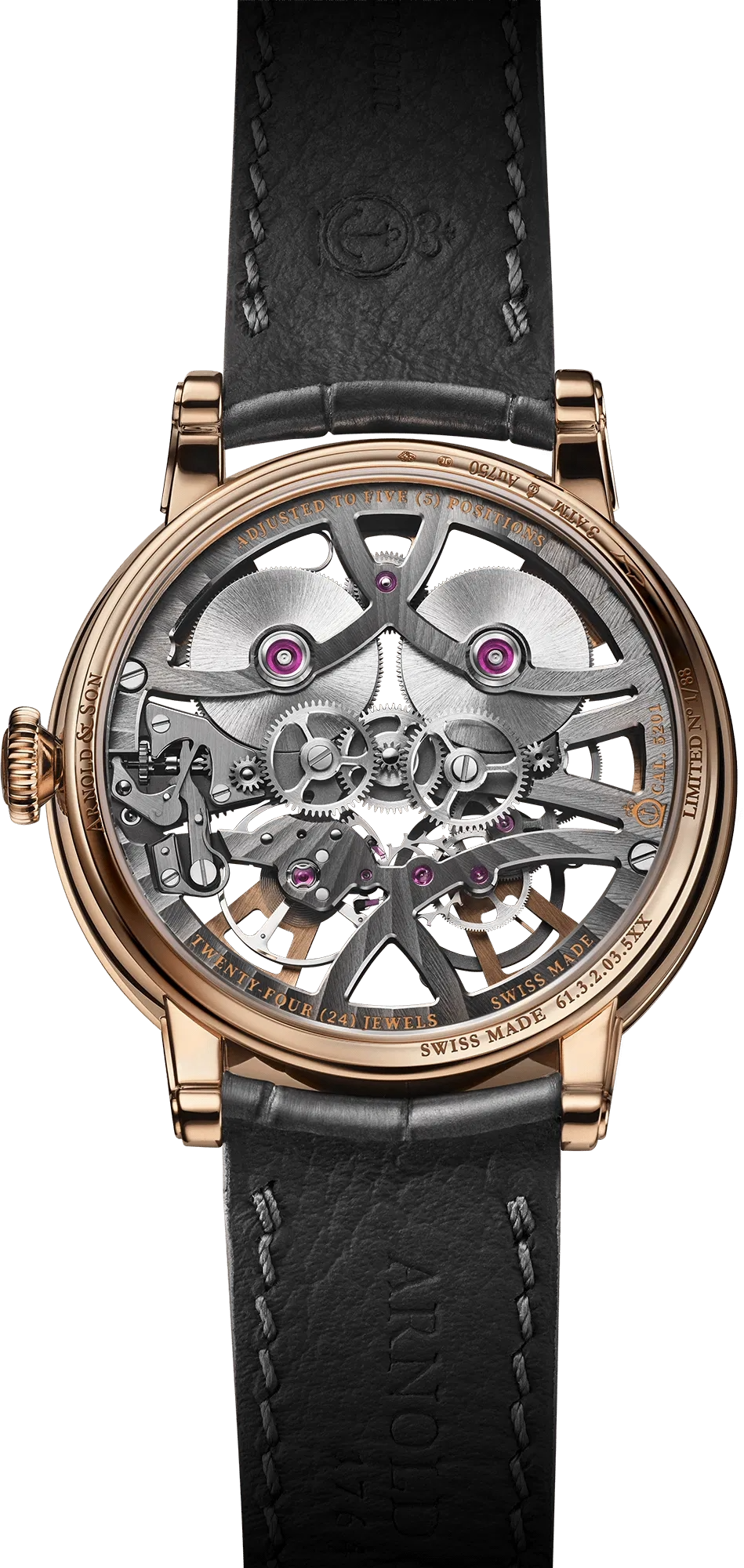Nebula 38 Red Gold Back