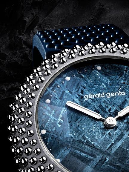 Gentissima Oursin 41 Blue Meteorite | 41mm, Titanium