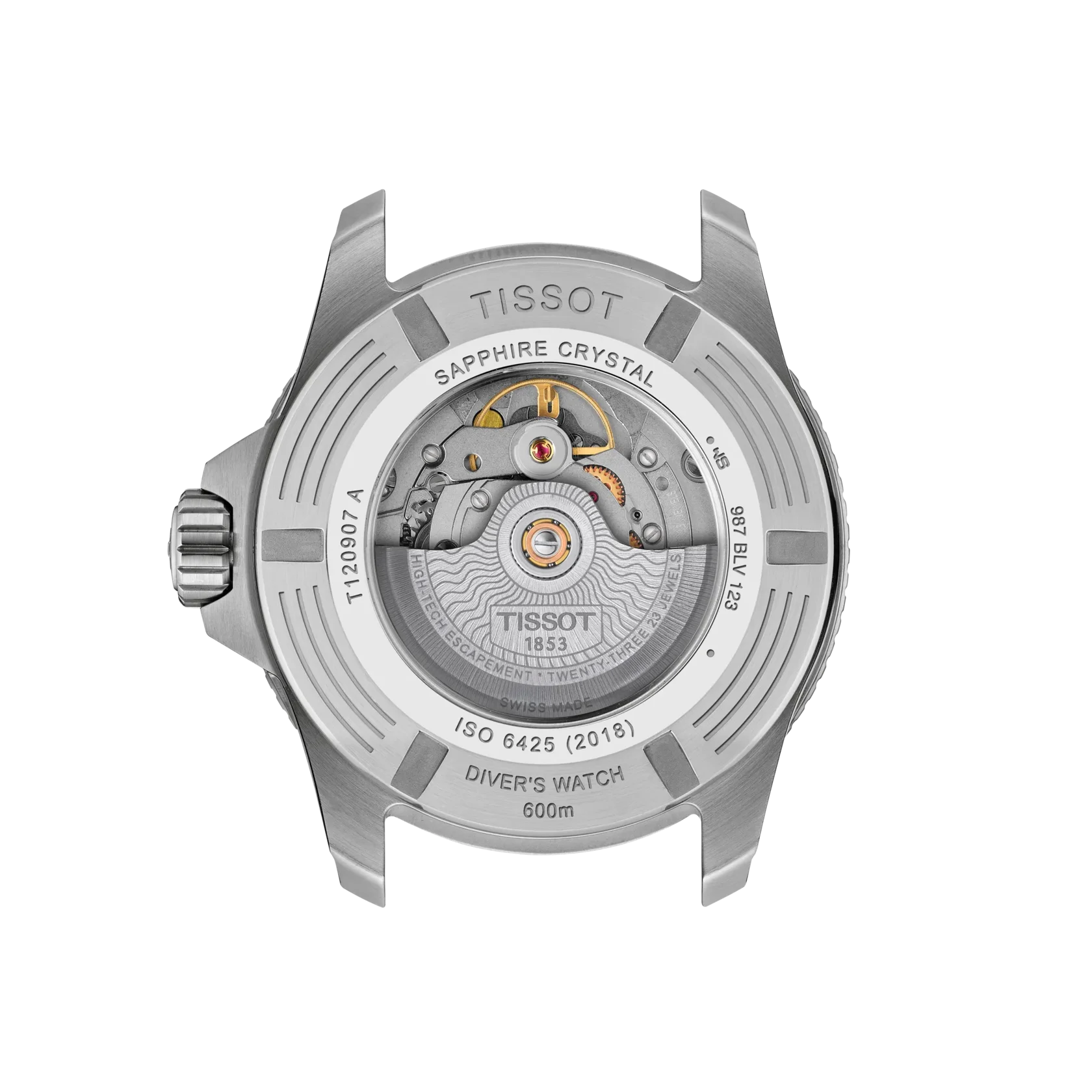 SeaStar 2000 | 44mm, Stainless Steel, Rubber Strap, Blue Dial