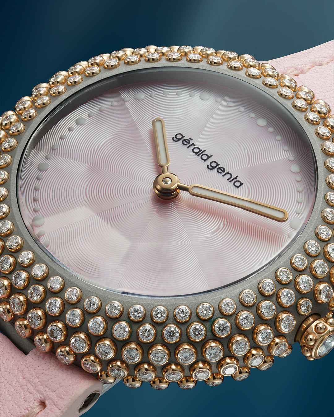 Gentissima Oursin 36 Pink Mother of Pearl | 36mm, Titanium and Rose Gold, Women's Watch