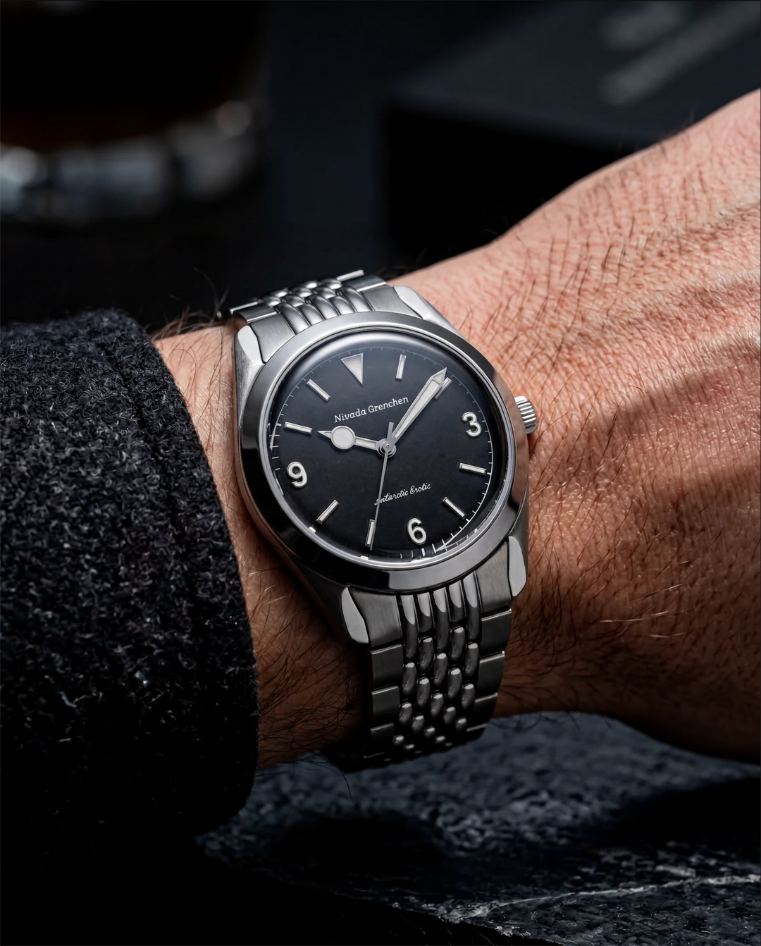 Antarctic Erotic Black | 38mm Mens Watch