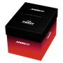 Black and red box with Tissot and MotoGP logos on a white background
