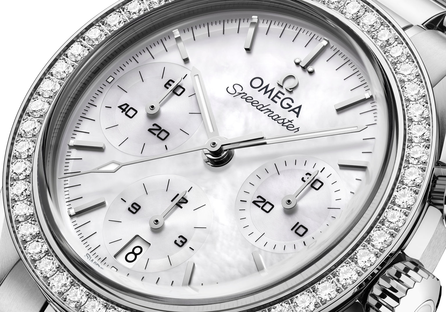 Speedmaster 38 Mother of Pearl | 38mm, Stainless Steel, Women's Watch