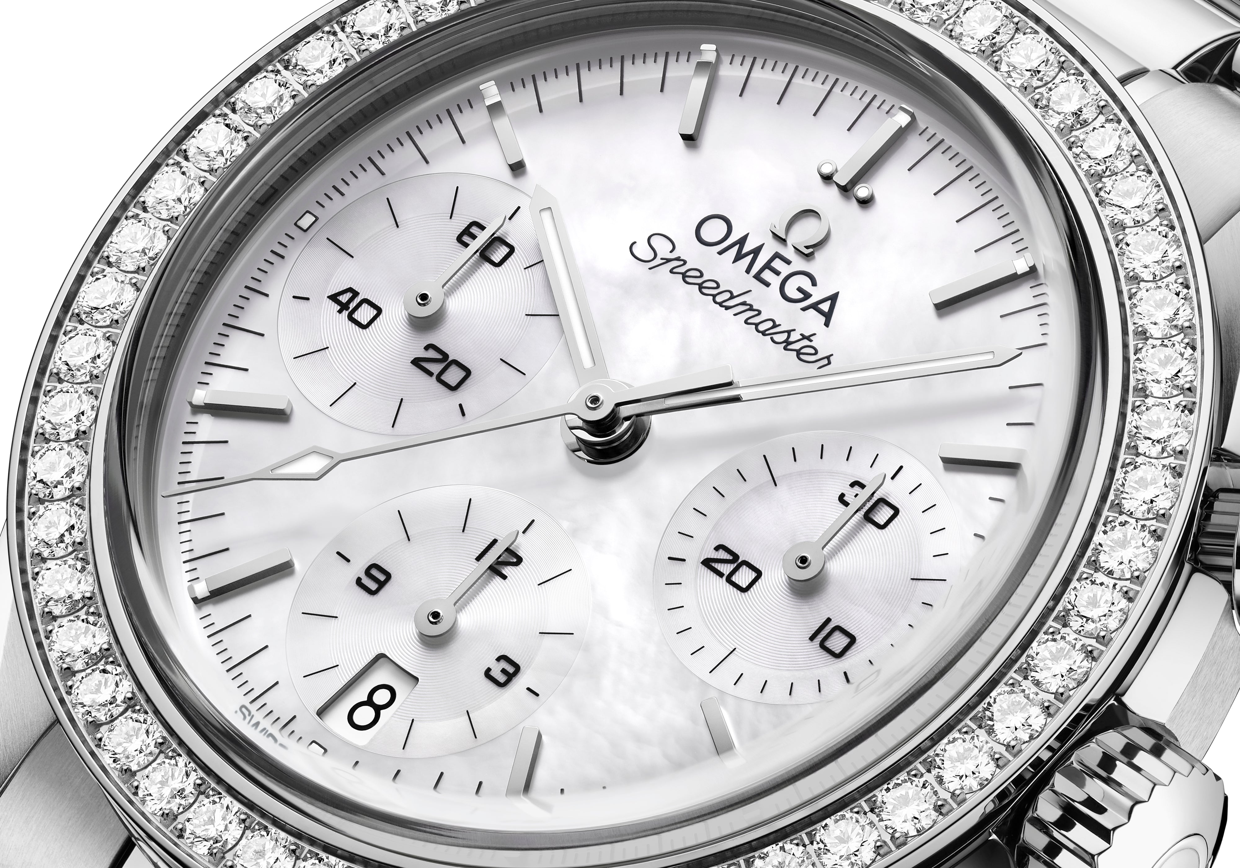 Speedmaster 38 Mother of Pearl | 38mm, Stainless Steel, Women's Watch