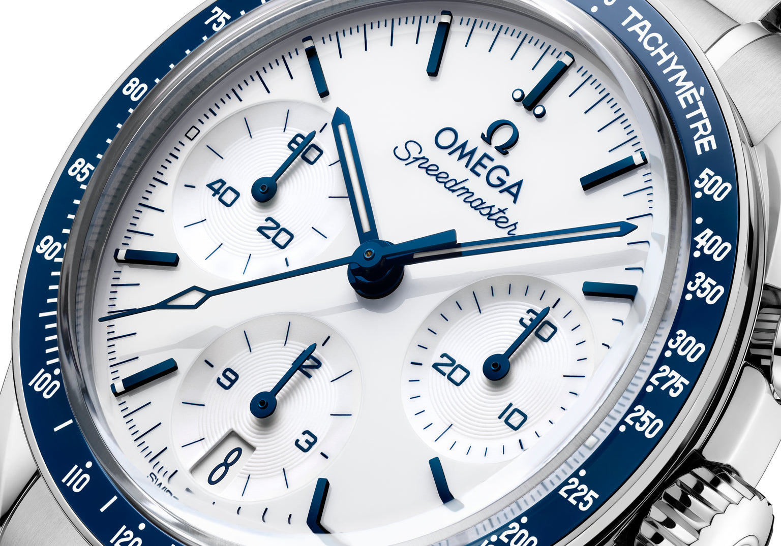 Speedmaster 38 White | 38mm, Stainless Steel, Men's Watch