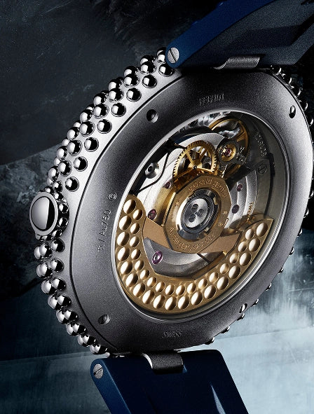 Gentissima Oursin 41 Blue Meteorite | 41mm, Titanium
