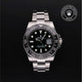 Rolex Certified Pre-owned GMT M116710LN-0001 front on black background