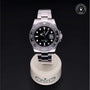 Rolex Certified Pre-owned GMT M116710LN-0001 front on black background