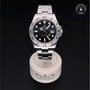 Rolex Certified Pre-owned Explorer M216570-0002 front on black background