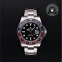 Rolex Certified Pre-owned GMT M126710BLRO-0002 front on black background