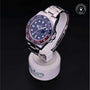 Rolex Certified Pre-owned GMT M126719BLRO-0003 front on black background