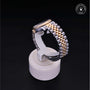 Rolex Certified Pre-owned Lady Datejust M278273-0018 front on black background