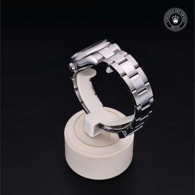 Rolex Certified Pre-owned Lady Datejust M178240-0034 front on black background