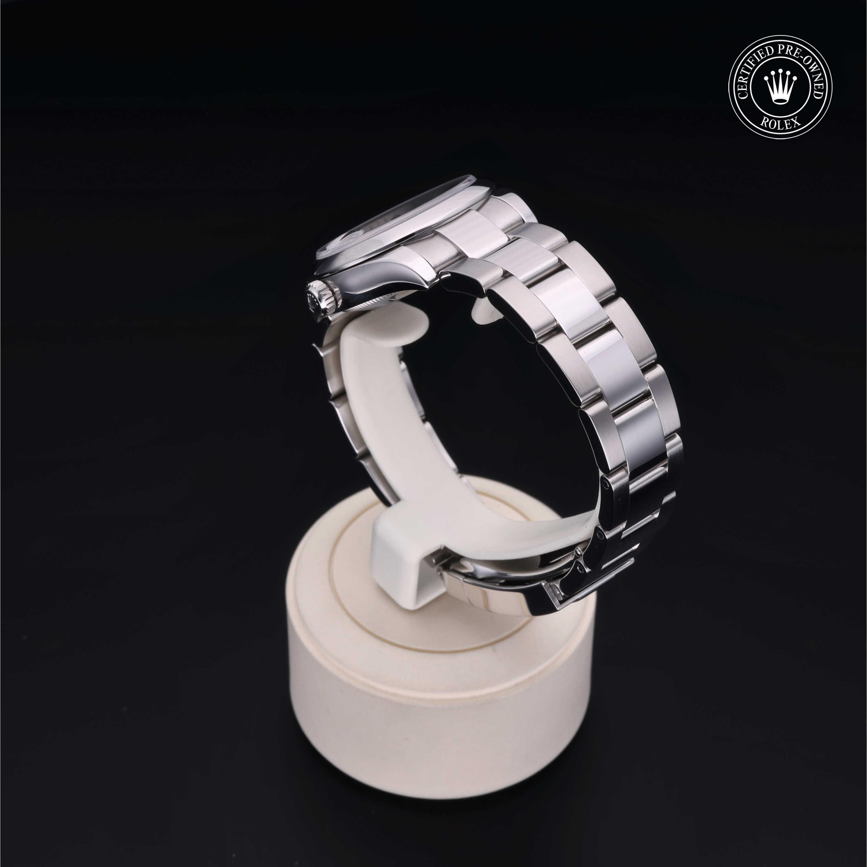 Rolex Certified Pre-owned Lady Datejust M178240-0034 front on black background