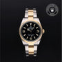 Rolex Certified Pre-owned Explorer M124273-0001 front on black background